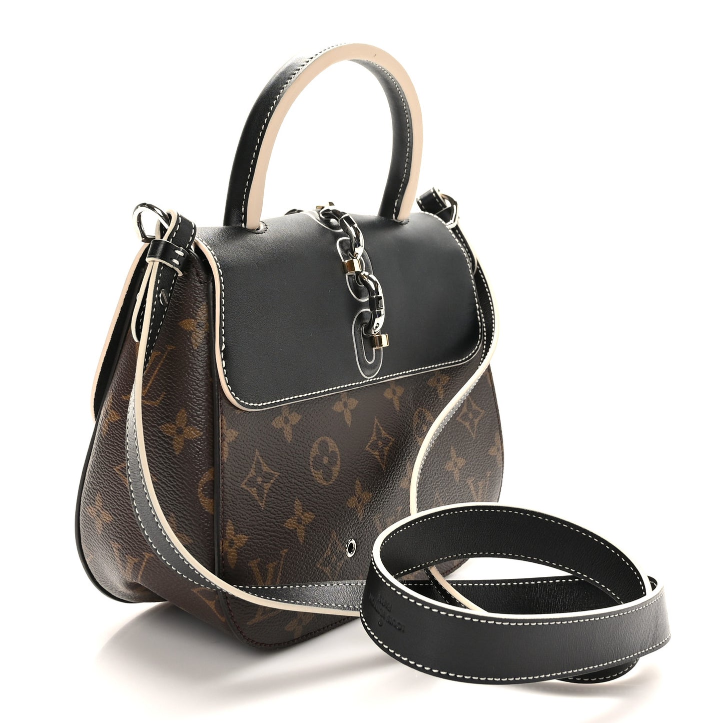 Calfskin Monogram Chain It Bag PM Black