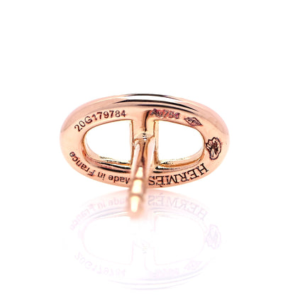 Hermes 18K Rose Gold TPM Farandole Stud Earrings 5 of 6