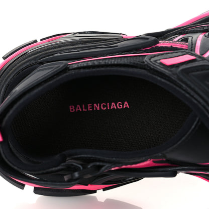 Balenciaga Rubber Neoprene Bi-Color Womens Track Sandals 36 Black Fluo Pink 6 of 7