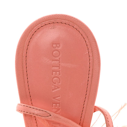 Bottega Veneta Lambskin Feather Dot Sandals 36 Flamingo 9 of 11