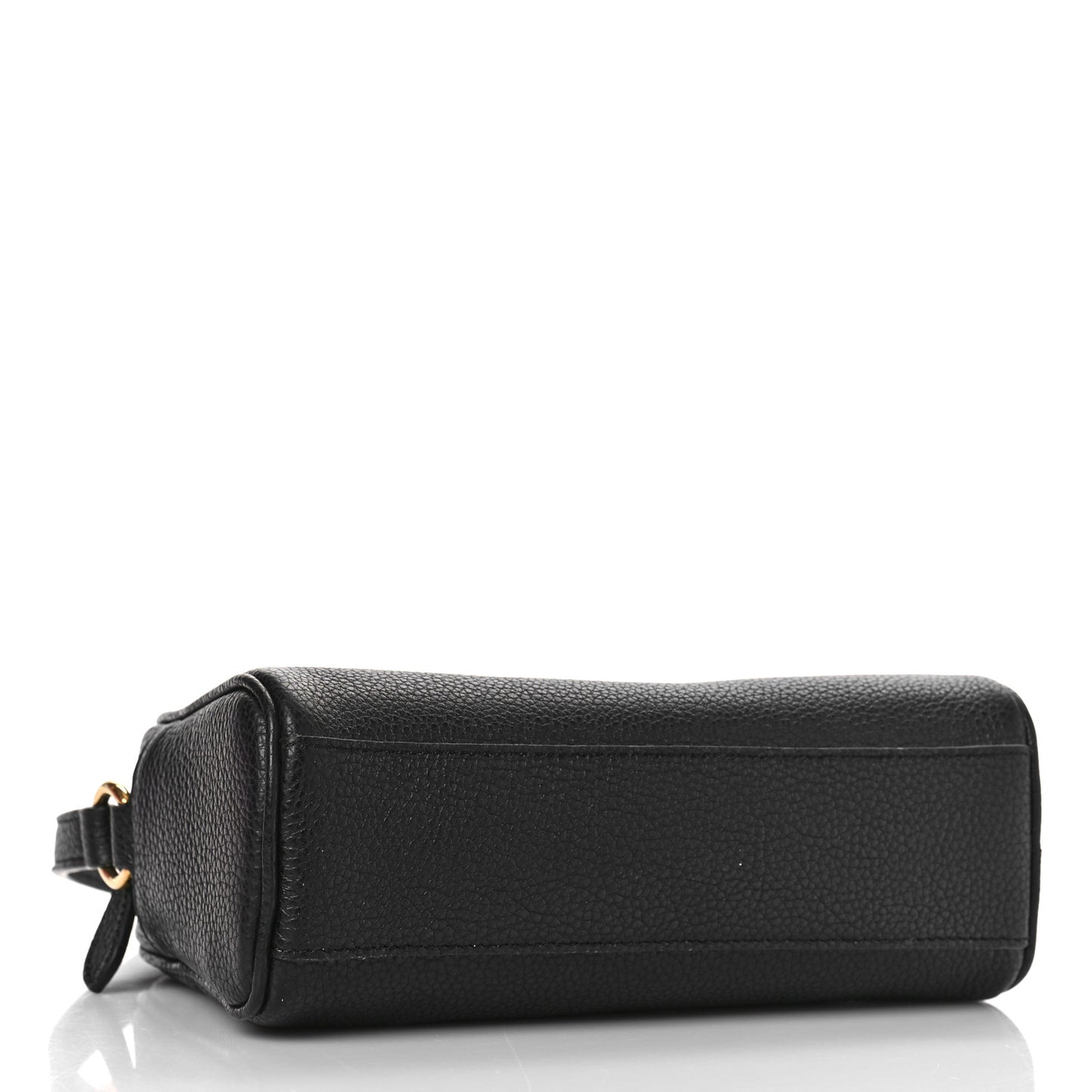 Calfskin Travel Camera Crossbody Bag Black