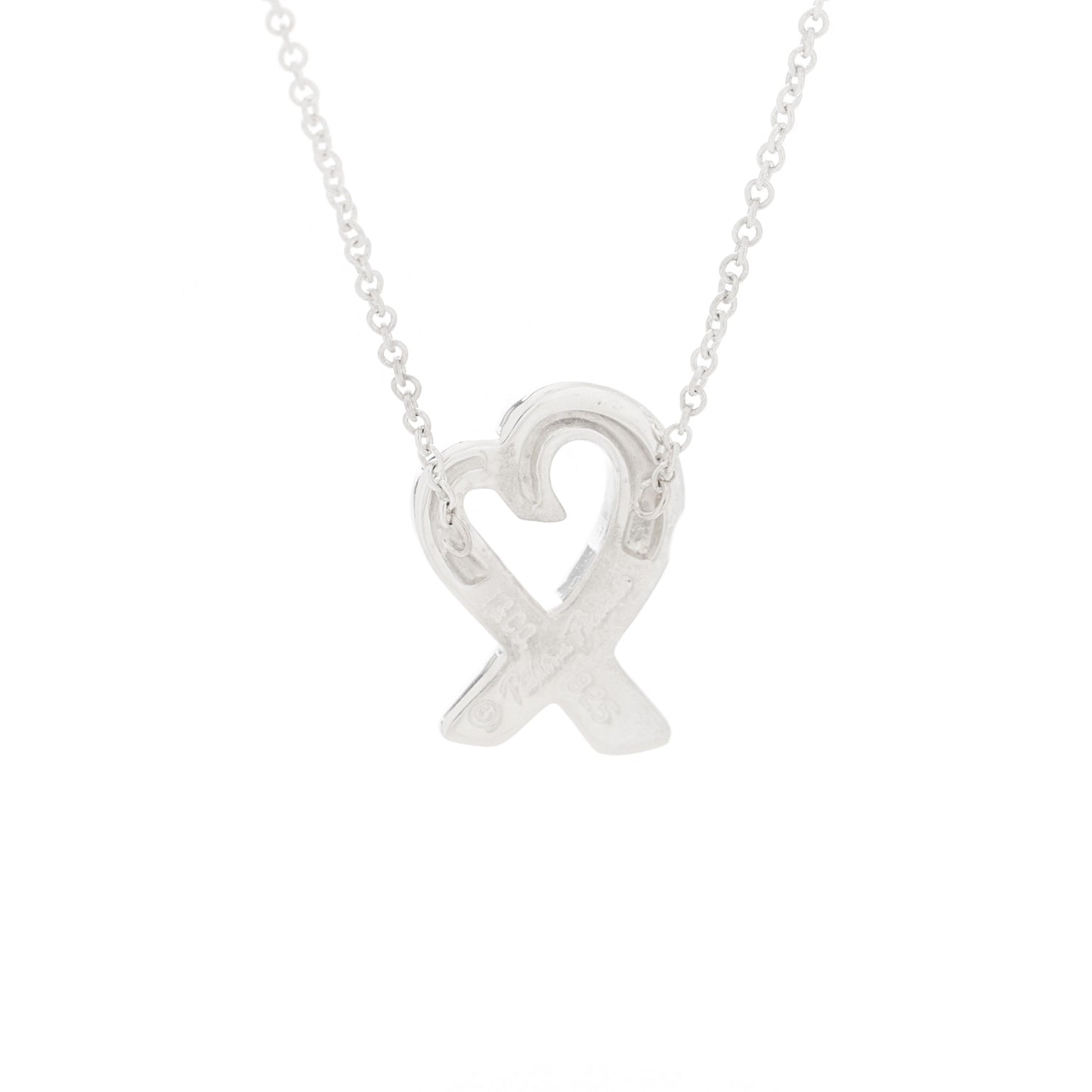 Sterling Silver Paloma Picasso Loving Heart Pendant Necklace