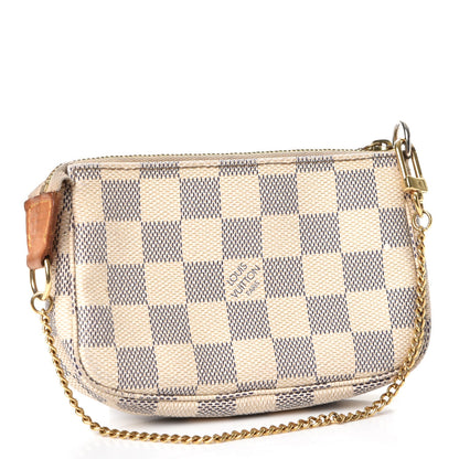 Louis Vuitton Damier Azur Mini Pochette Accessories 3 of 12