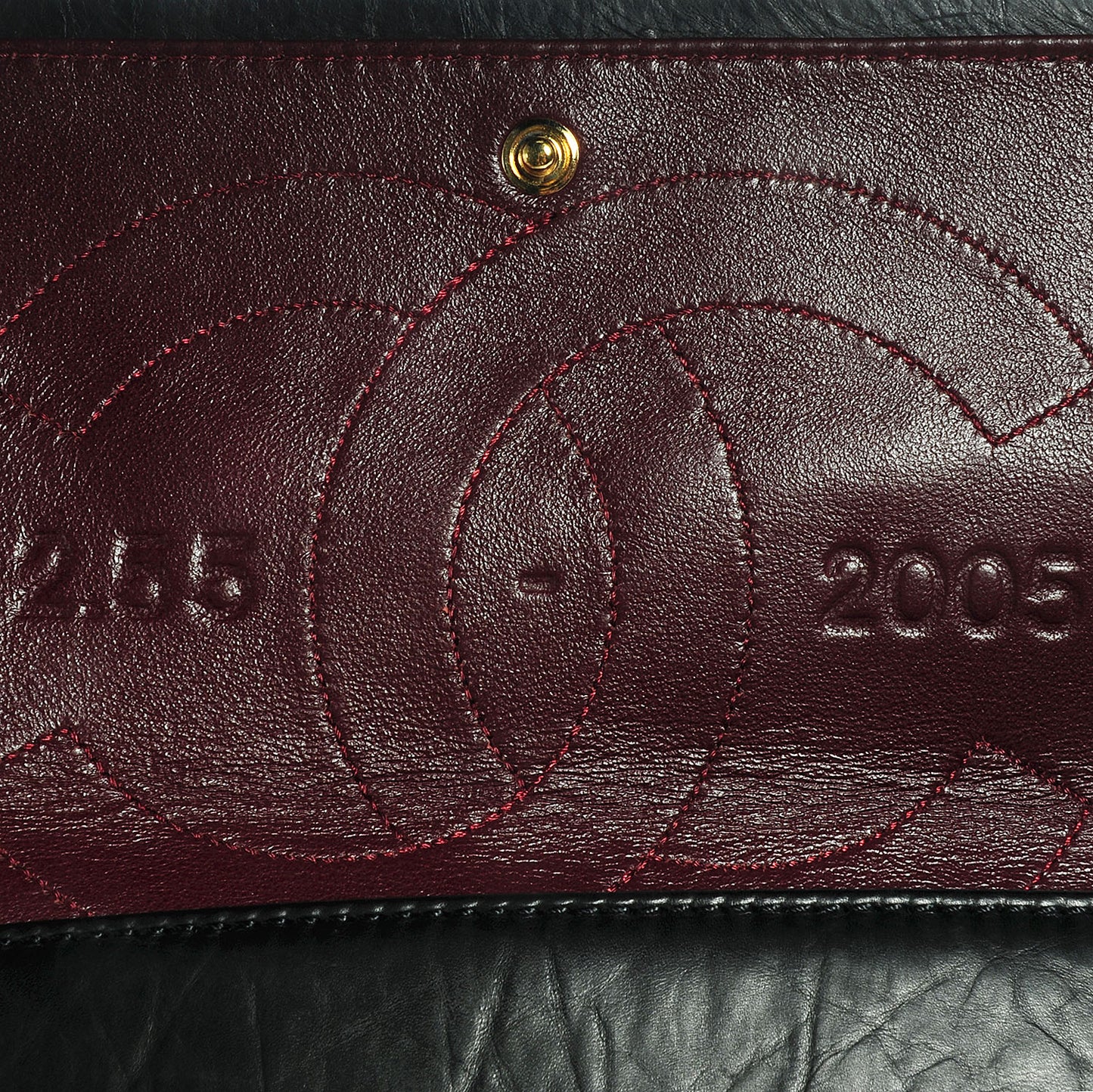 Aged Calfskin Quilted 50th Anniversary 2.55 Reissue 227 Flap Black
