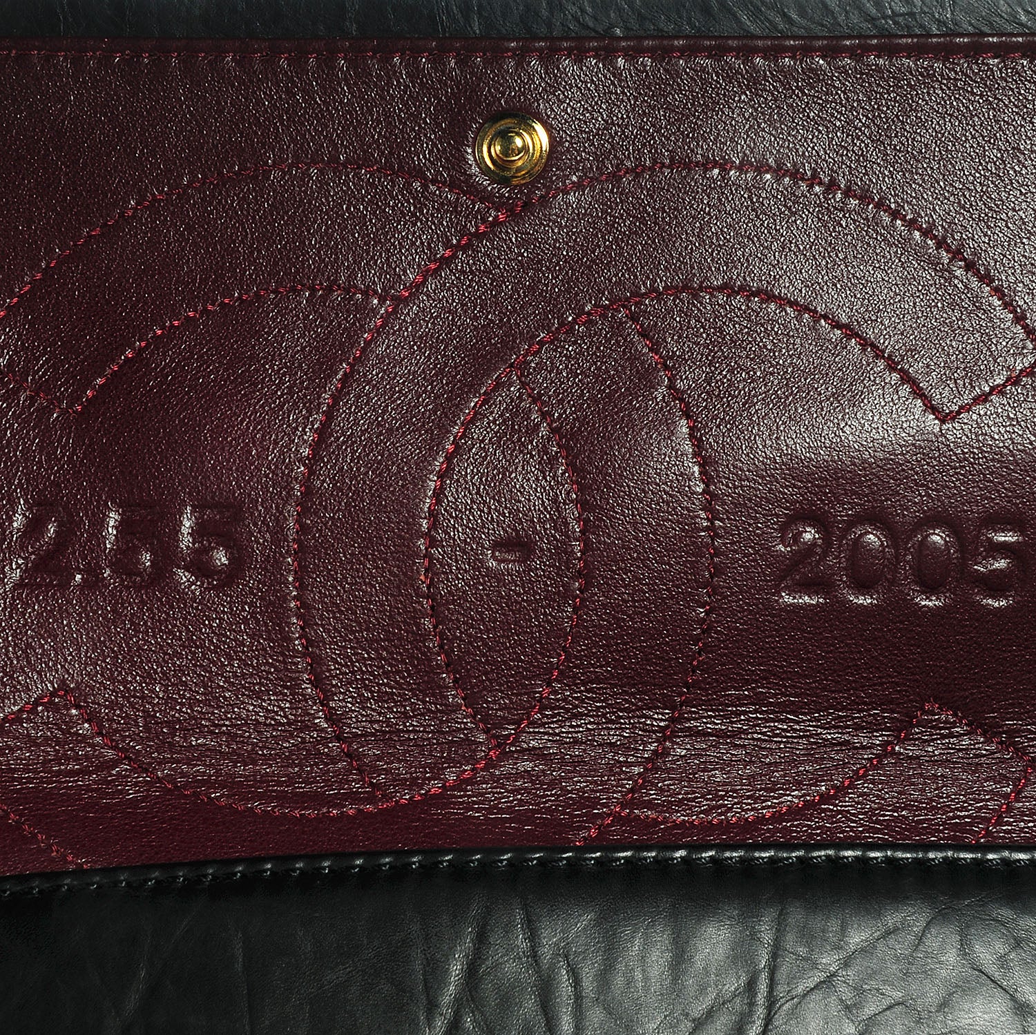 Chanel Aged Calfskin Quilted 50th Anniversary 2.55 Reissue 227 Flap Black 6 of 9