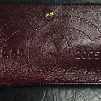 Chanel Aged Calfskin Quilted 50th Anniversary 2.55 Reissue 227 Flap Black 6 of 9