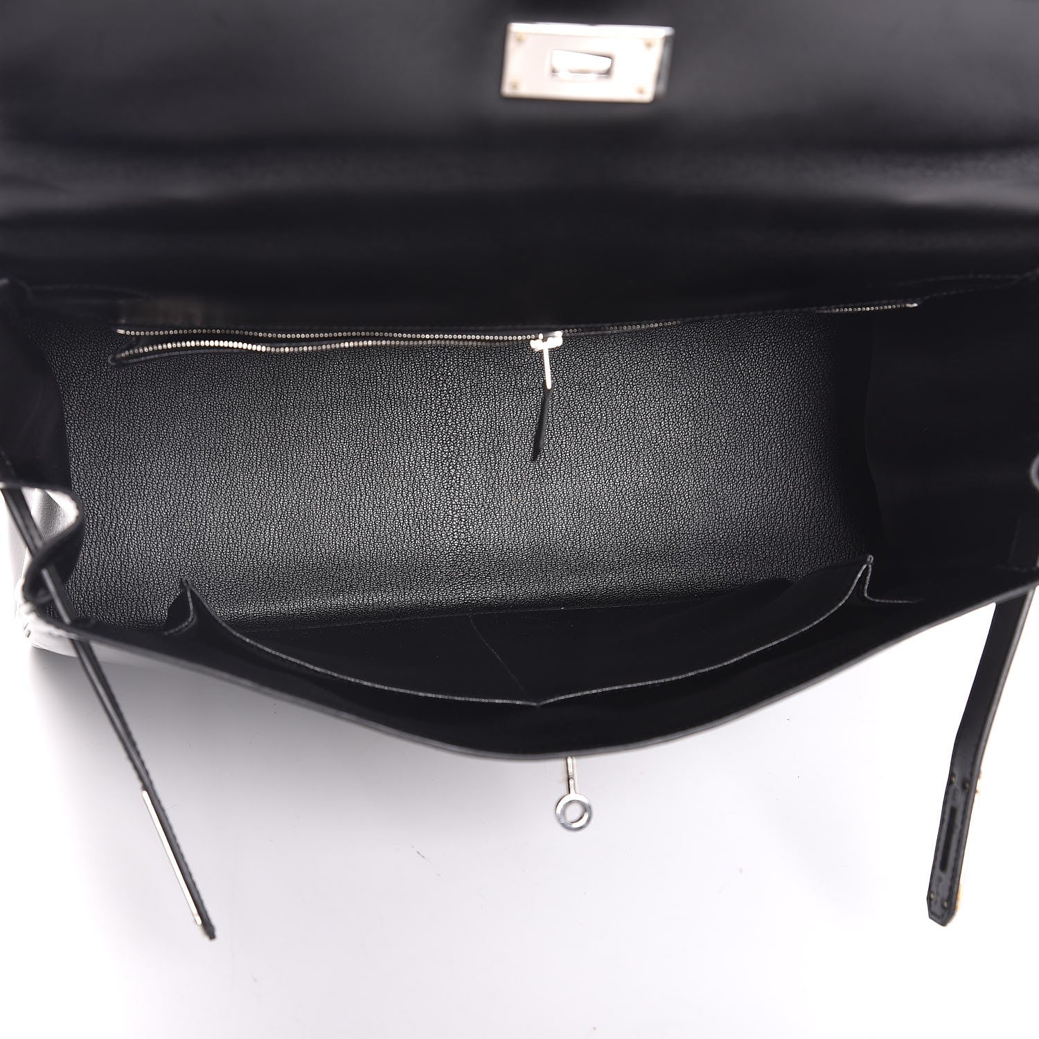 Hermes Box Kelly Retourne 40 Black 8 of 38