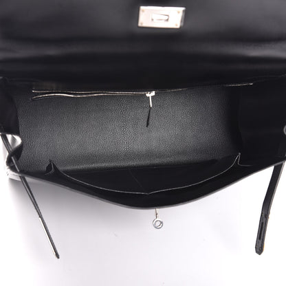 Hermes Box Kelly Retourne 40 Black 8 of 38