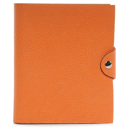Hermes Togo Ulysse PM Notebook Cover Orange 1 of 9