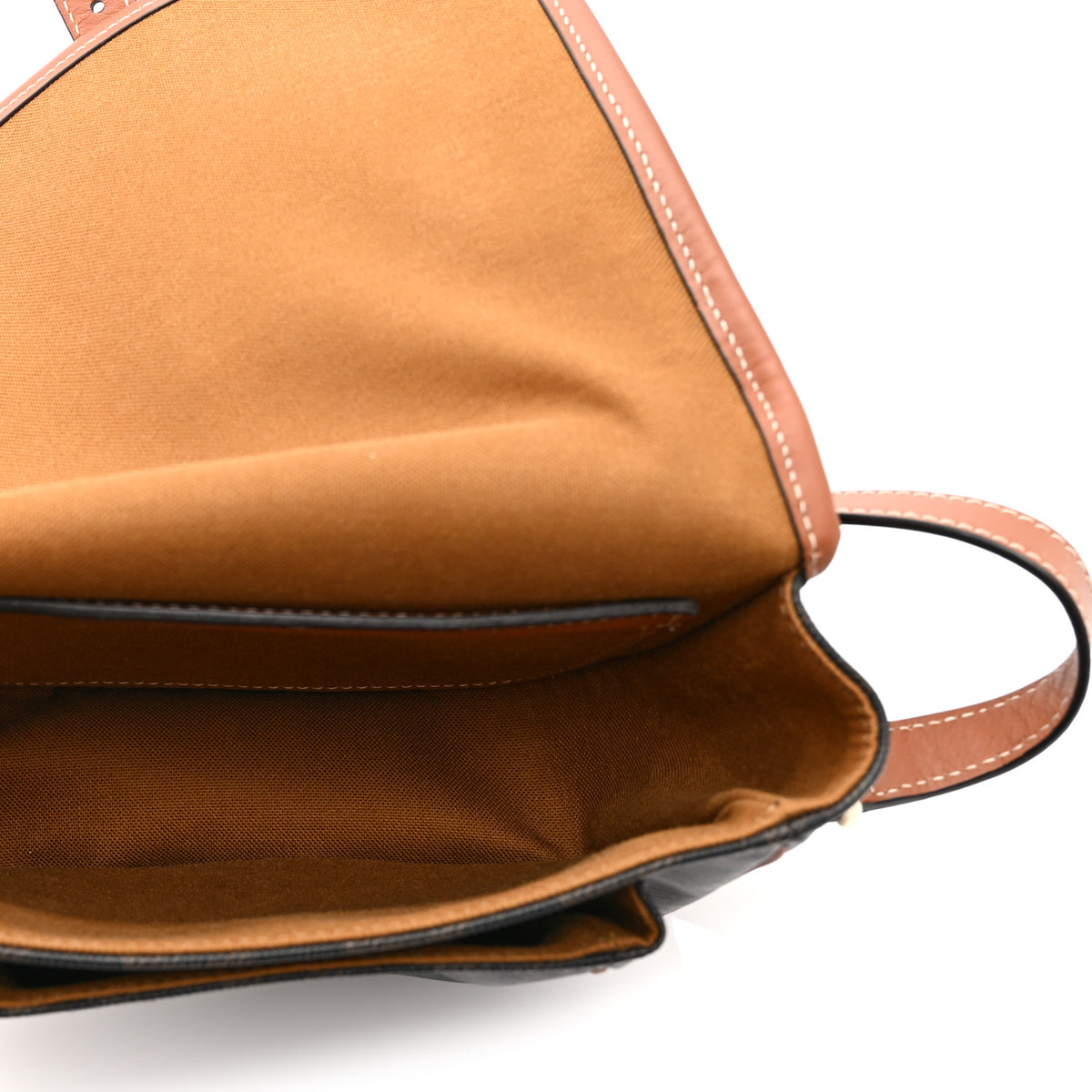 Triomphe Canvas Medium Folco Bag Tan