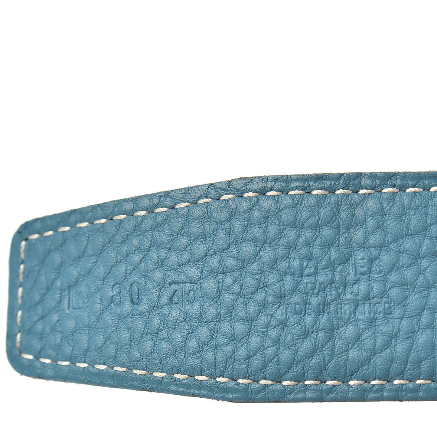 Togo Box 32mm H Belt 80 Blue Jean Black