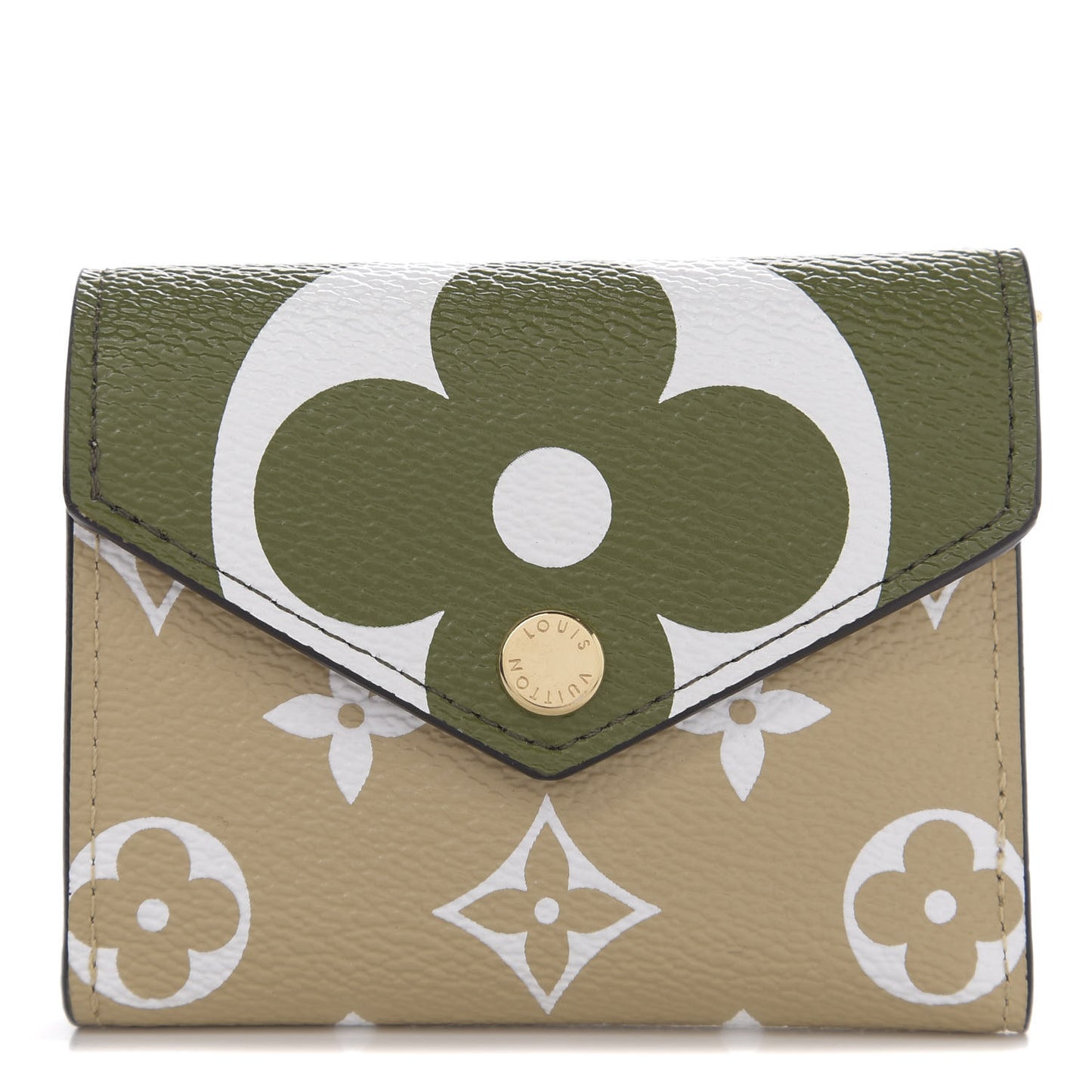Monogram Giant Zoe Wallet Kaki