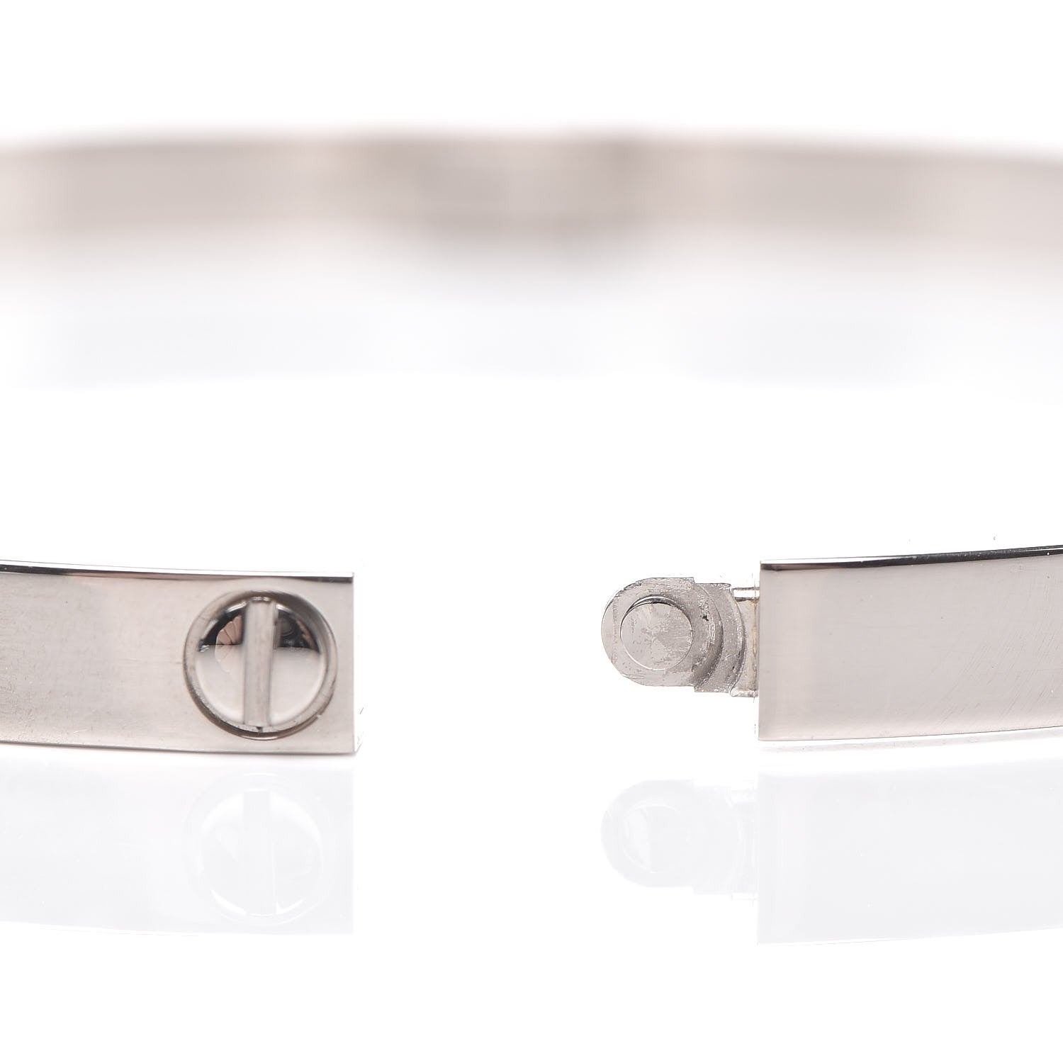 Cartier 18K White Gold Small LOVE Bracelet 16 5 of 5