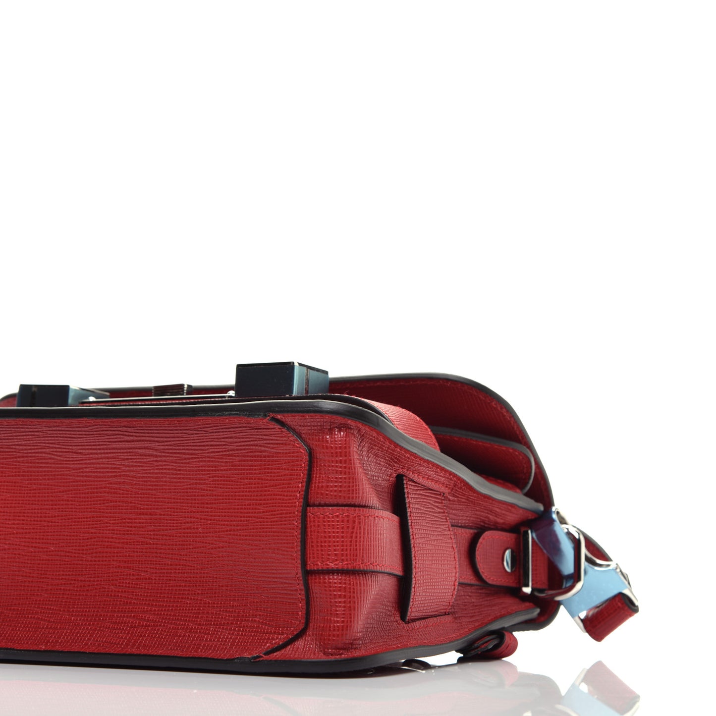 New Linosa Mini PS11 Classic Shoulder Bag Flame Red