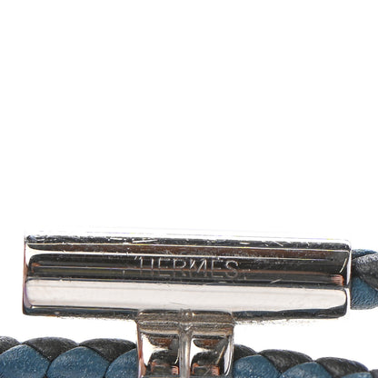 Hermes Swift Double Wrap Cord Tournis Tresse Bracelet 4 of 5