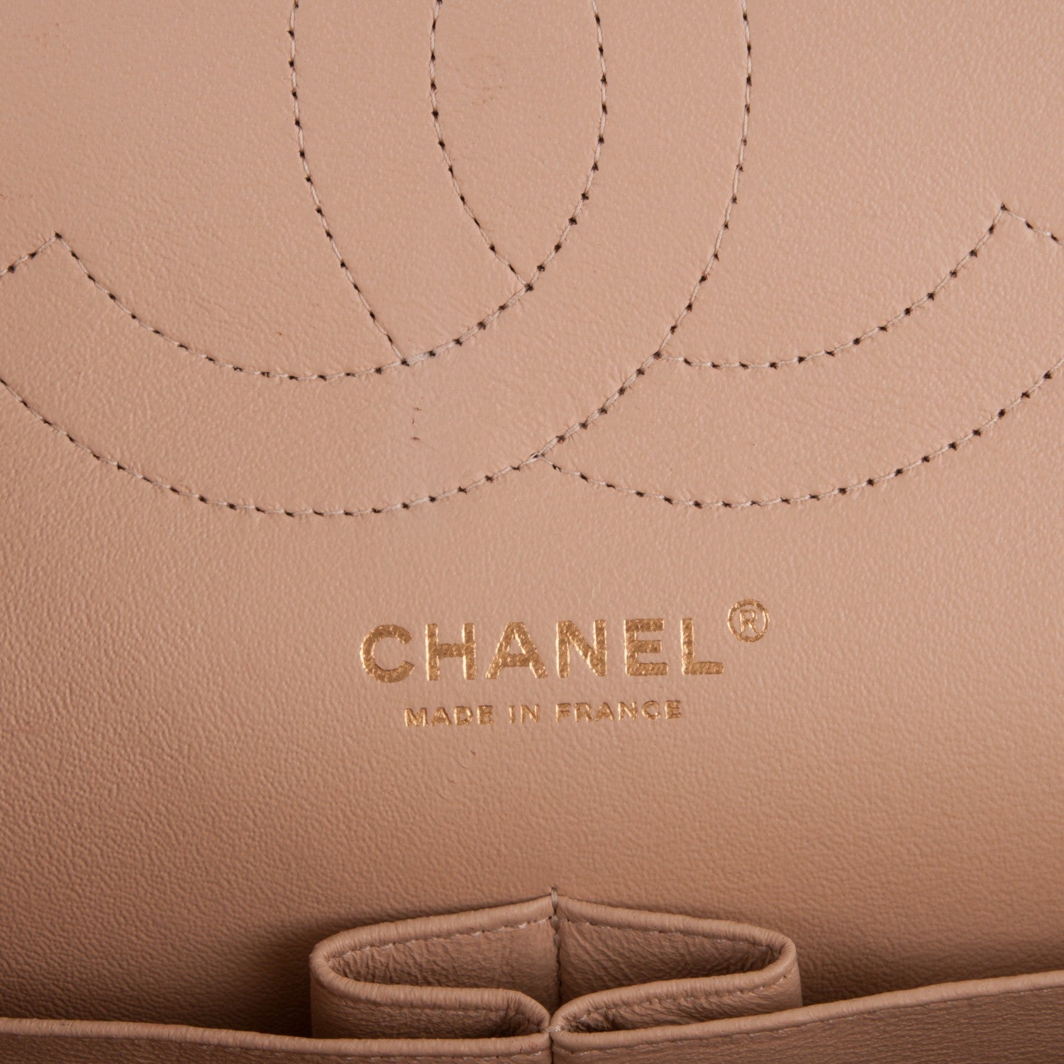 Chanel Caviar Quilted Jumbo Double Flap Beige Clair 7 of 9