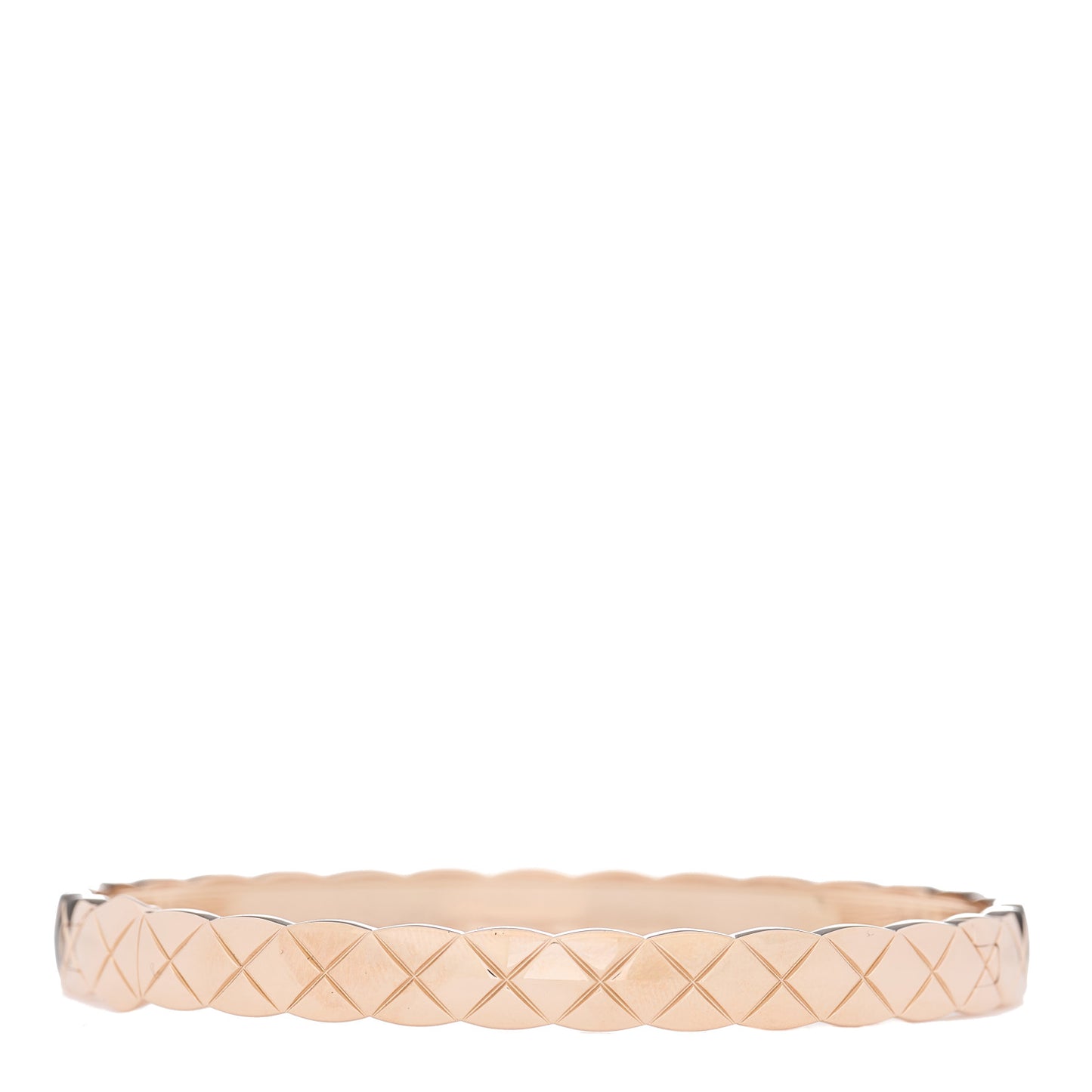 18K Beige Gold Coco Crush Bangle Bracelet L
