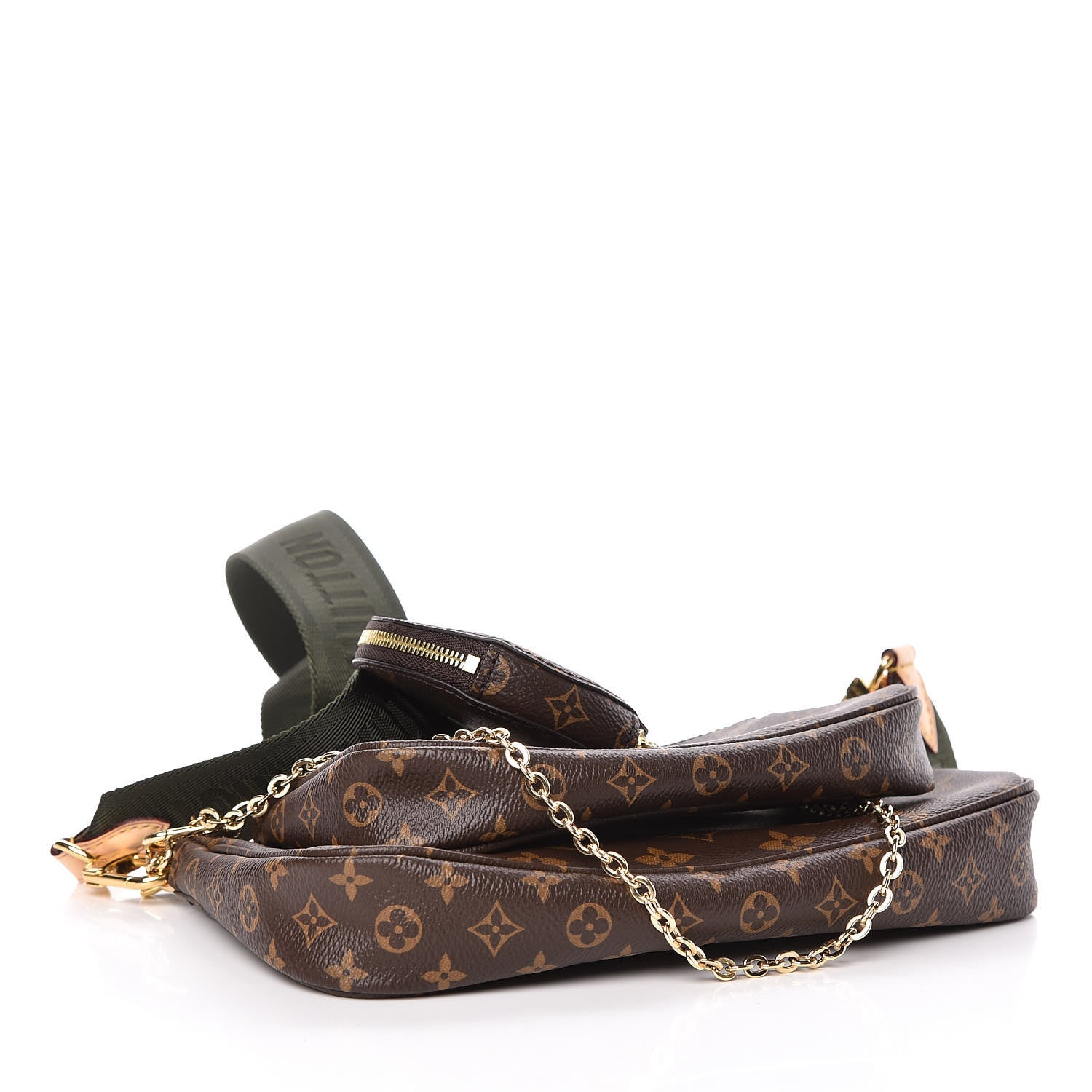 Louis Vuitton Monogram Multi Pochette Accessories Kaki 4 of 12