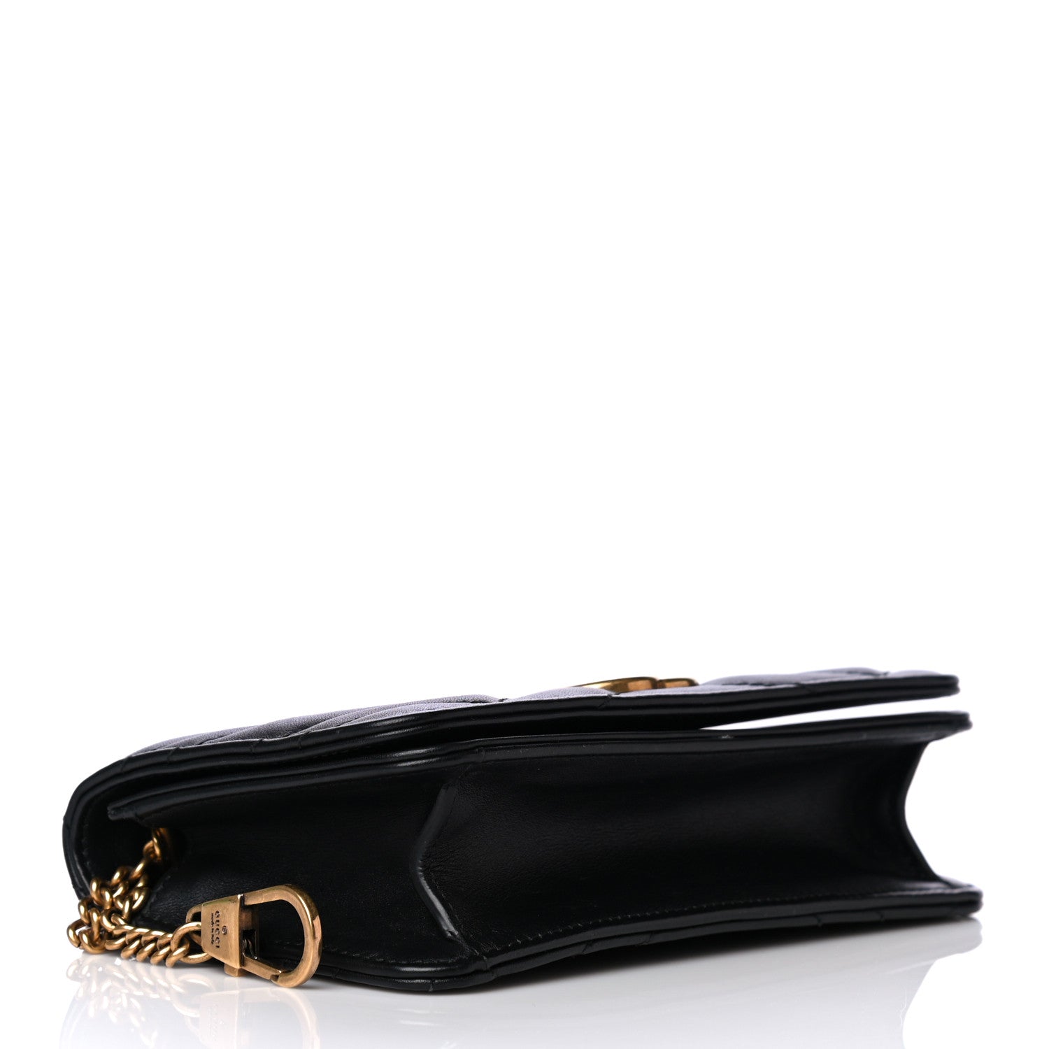 Gucci Calfskin Matelasse GG Marmont Mini Bag Black 4 of 12