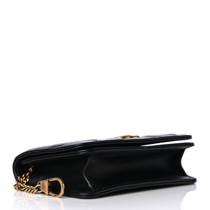 Gucci Calfskin Matelasse GG Marmont Mini Bag Black 4 of 12