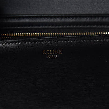 Celine Shiny Calfskin Small Triomphe Black 6 of 9