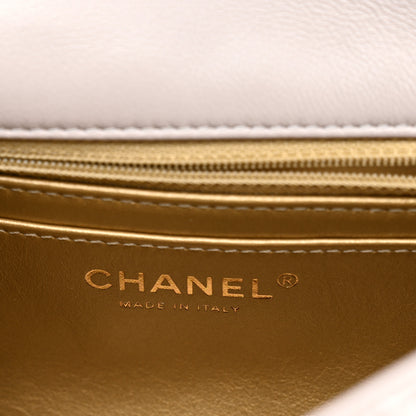 Chanel Lambskin Quilted Mini Pearl Crush Flap Light Purple 6 of 11