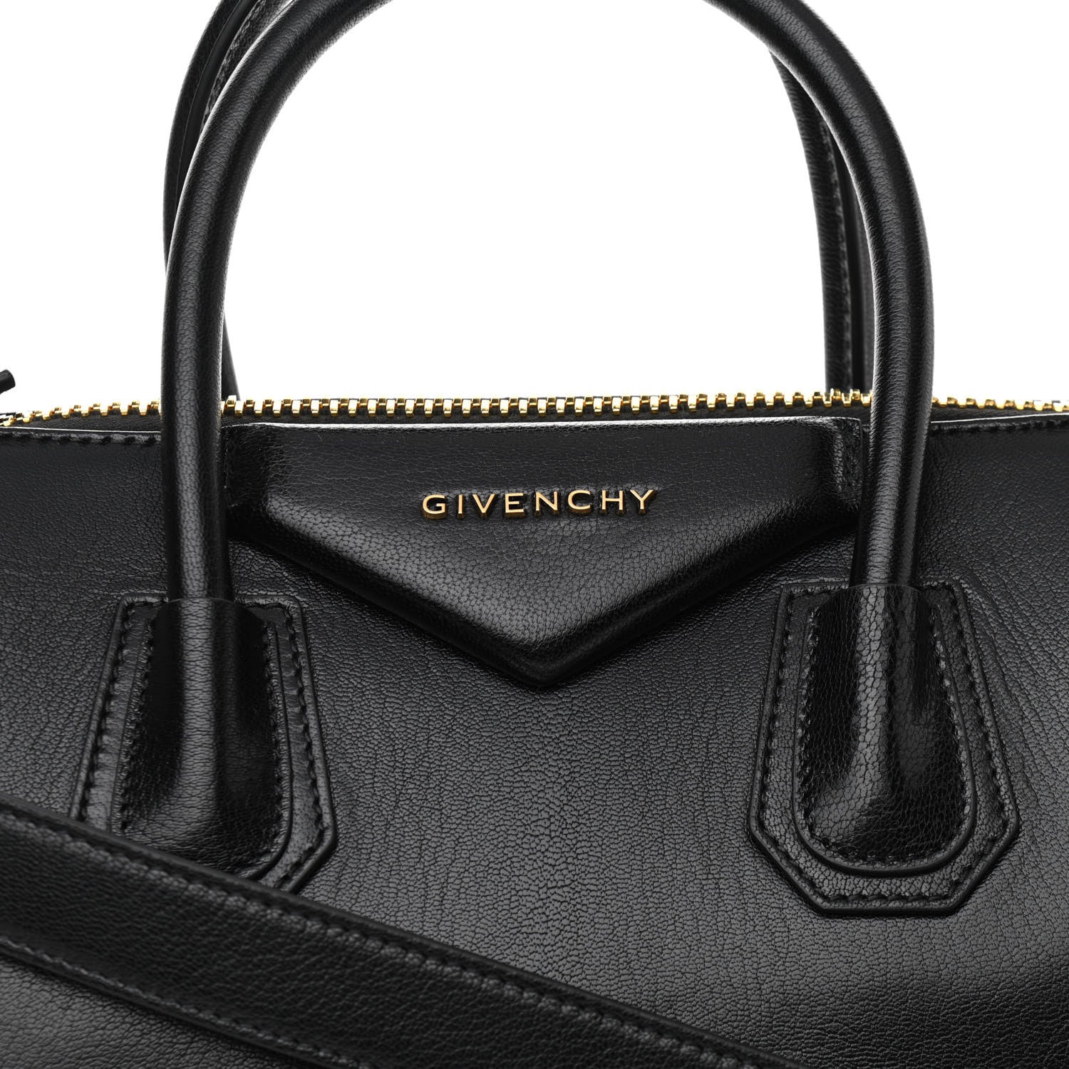 Givenchy Calfskin Suede Leopard Print Small Antigona Black 8 of 10