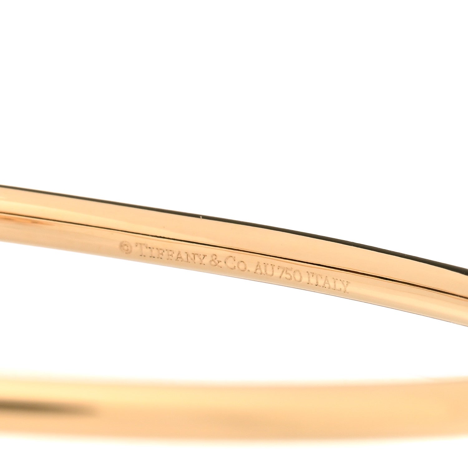 Tiffany 18K Rose Gold 11mm HardWear Ball Bypass Bracelet 4 of 4