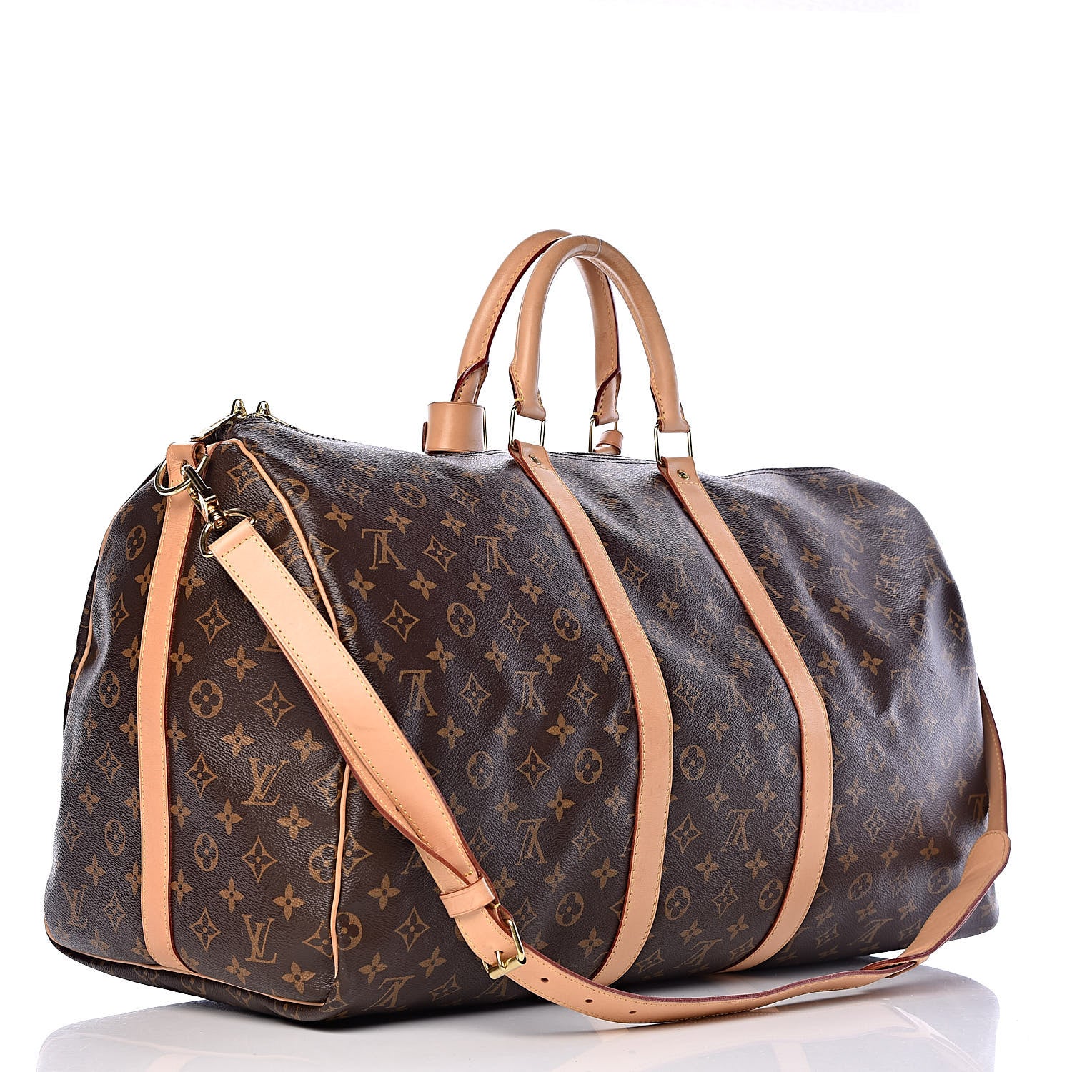 Louis Vuitton Monogram Keepall Bandouliere 55 3 of 15