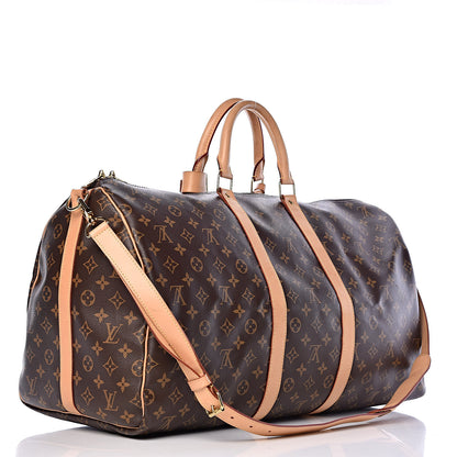 Louis Vuitton Monogram Keepall Bandouliere 55 3 of 15