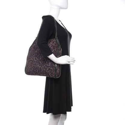 Stella McCartney Leopard Shaggy Deer Small Falabella Tote Grey 2 of 10