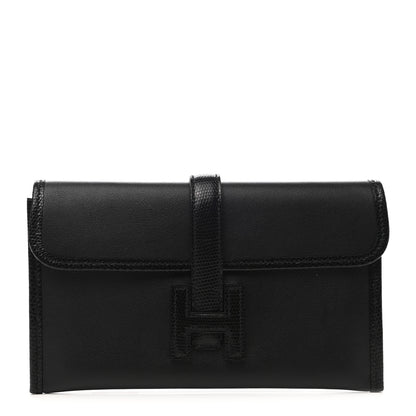 Hermes Swift Lizard Niloticus Jige Duo Black 1 of 7