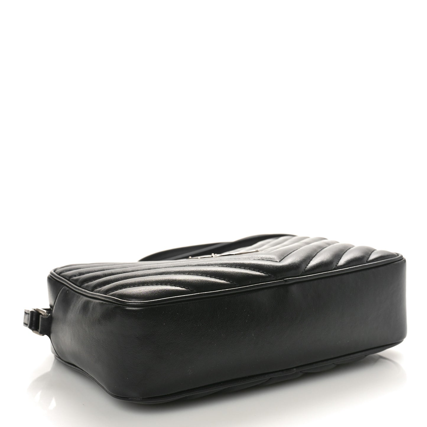 Calfskin Matelasse Monogram Lou Camera Bag Black