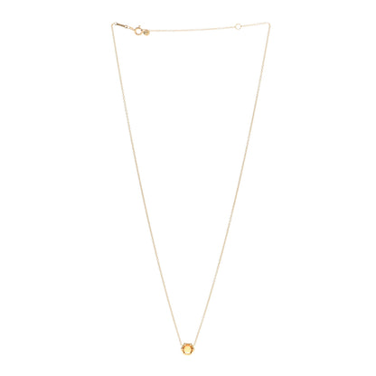 Tiffany 18K Yellow Gold Citrine Paloma's Studio Hexagon Pendant Necklace 3 of 6
