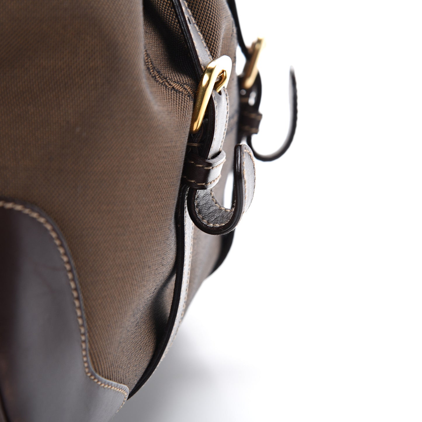 Jacquard Logo Tote Brown