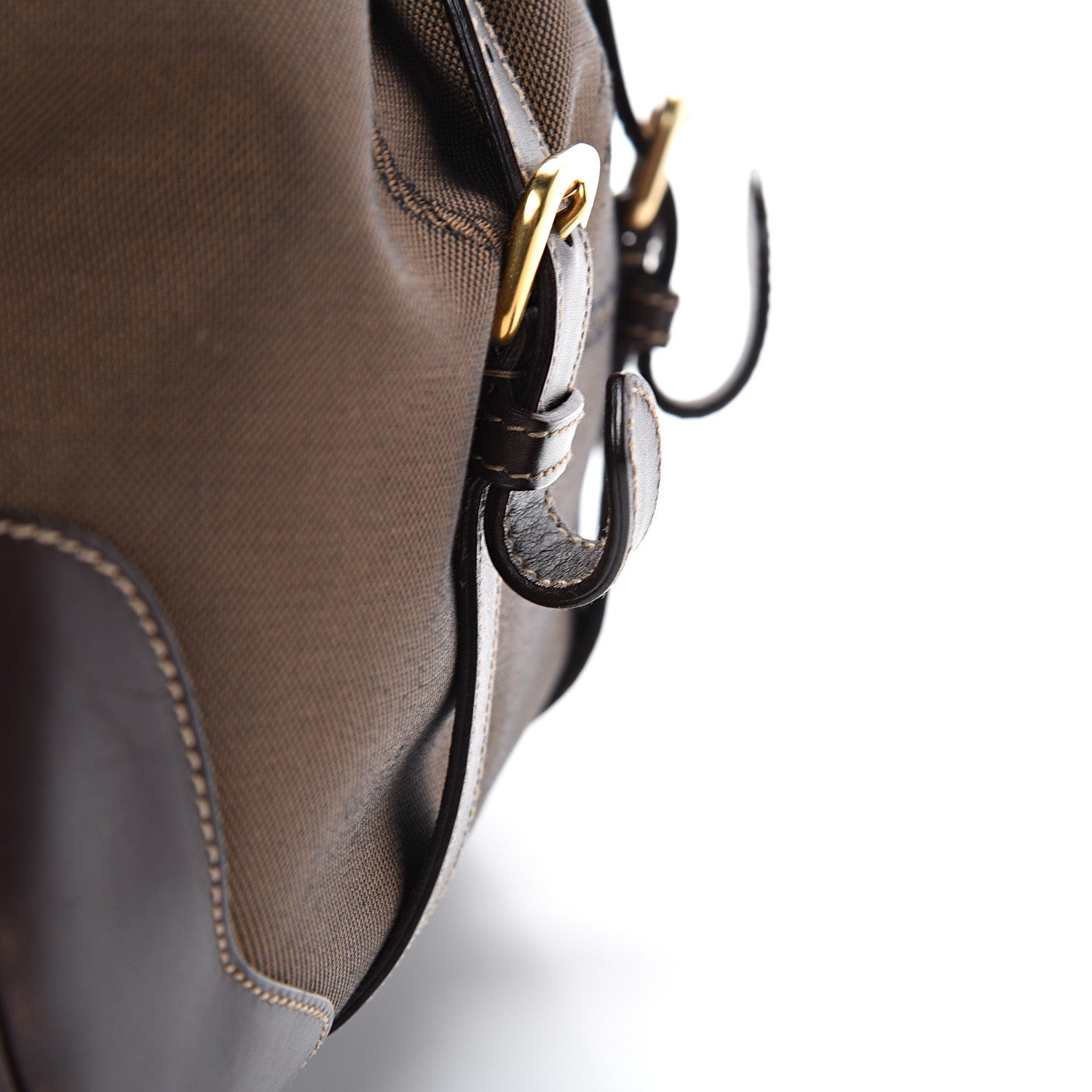 Prada Jacquard Logo Tote Brown 14 of 14