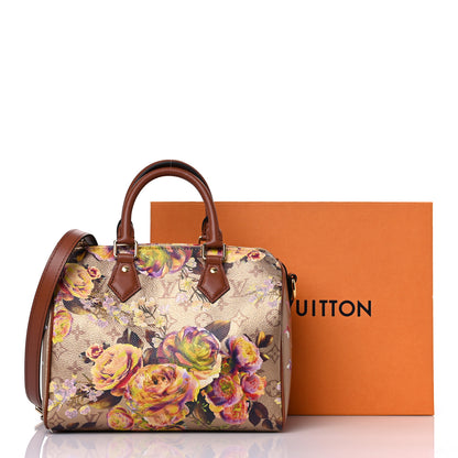 Louis Vuitton Metallic Monogram LV Garden Speedy Bandouliere 25 Gold 9 of 9