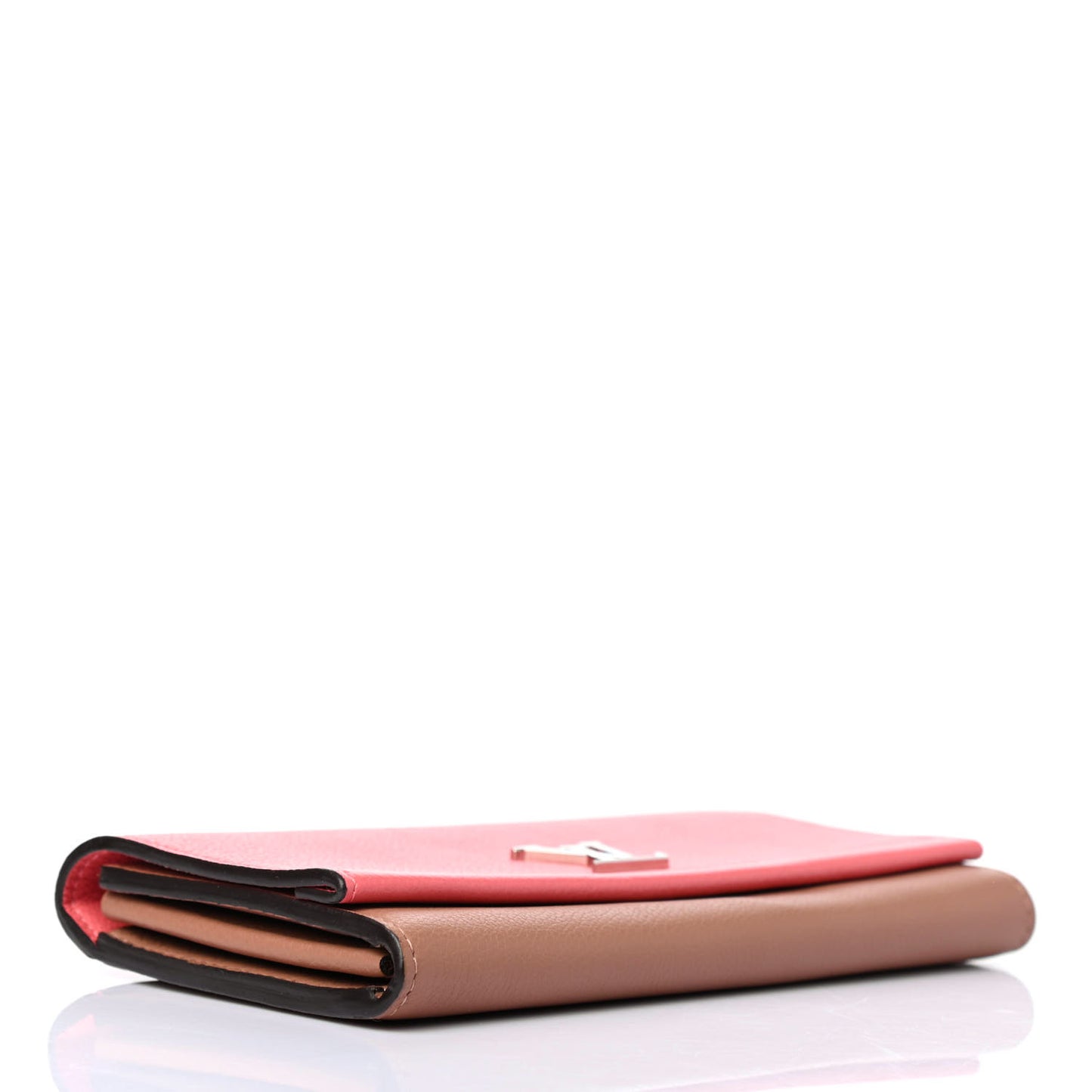 Calfskin Lockme II Wallet Blossom