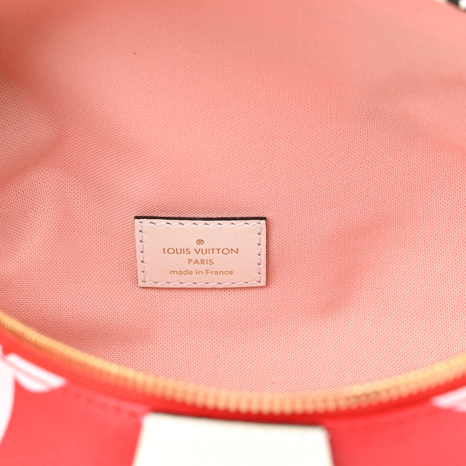 Louis Vuitton Monogram Giant Bumbag Rouge 6 of 9