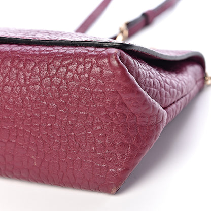 Burberry Signature Grain Medium Mildenhall Crossbody Bag Dark Plum 8 of 12