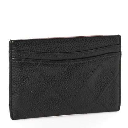 Chanel Caviar Quilted Card Holder Black 3 of 10