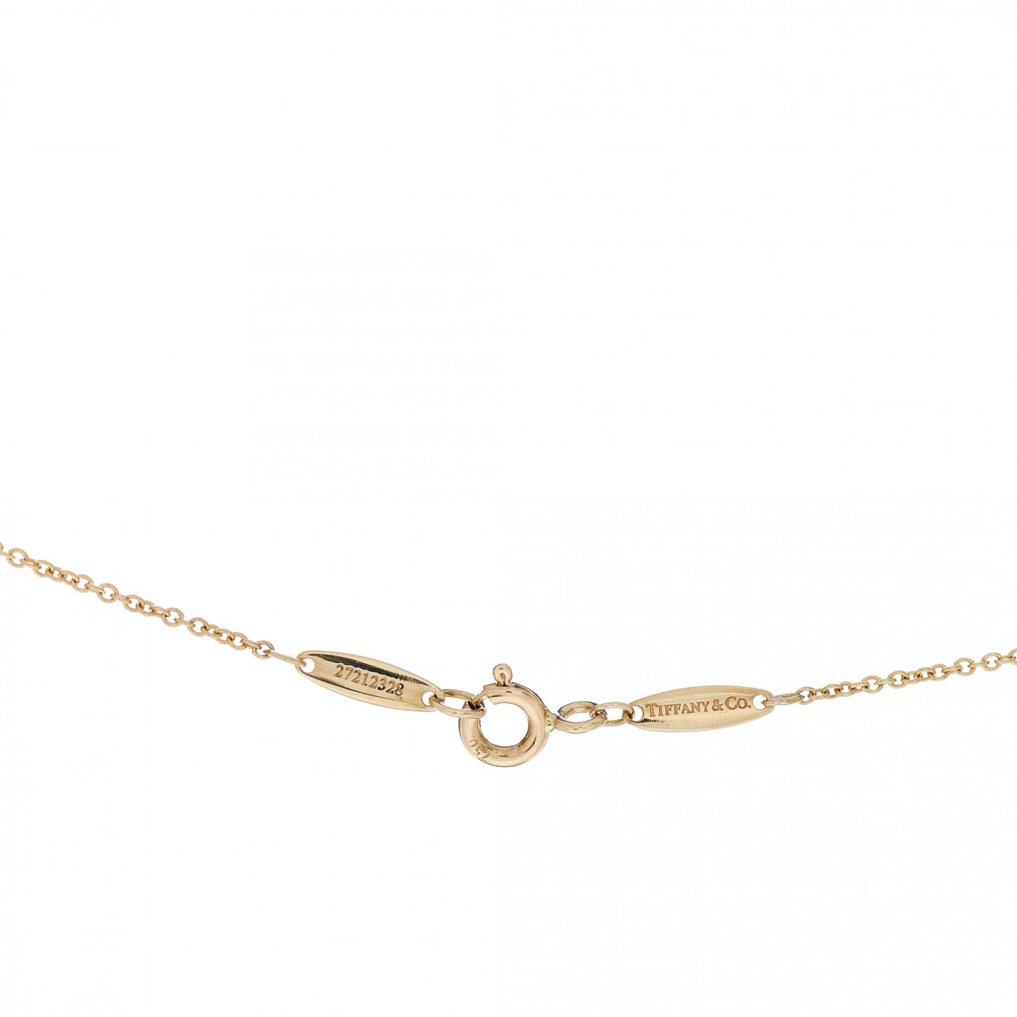 18K Yellow Gold Yellow Diamond Elsa Peretti Diamonds by the Yard Pear Shape Necklace