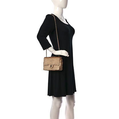Chanel Sequin Mini Rectangular Flap Gold 2 of 9