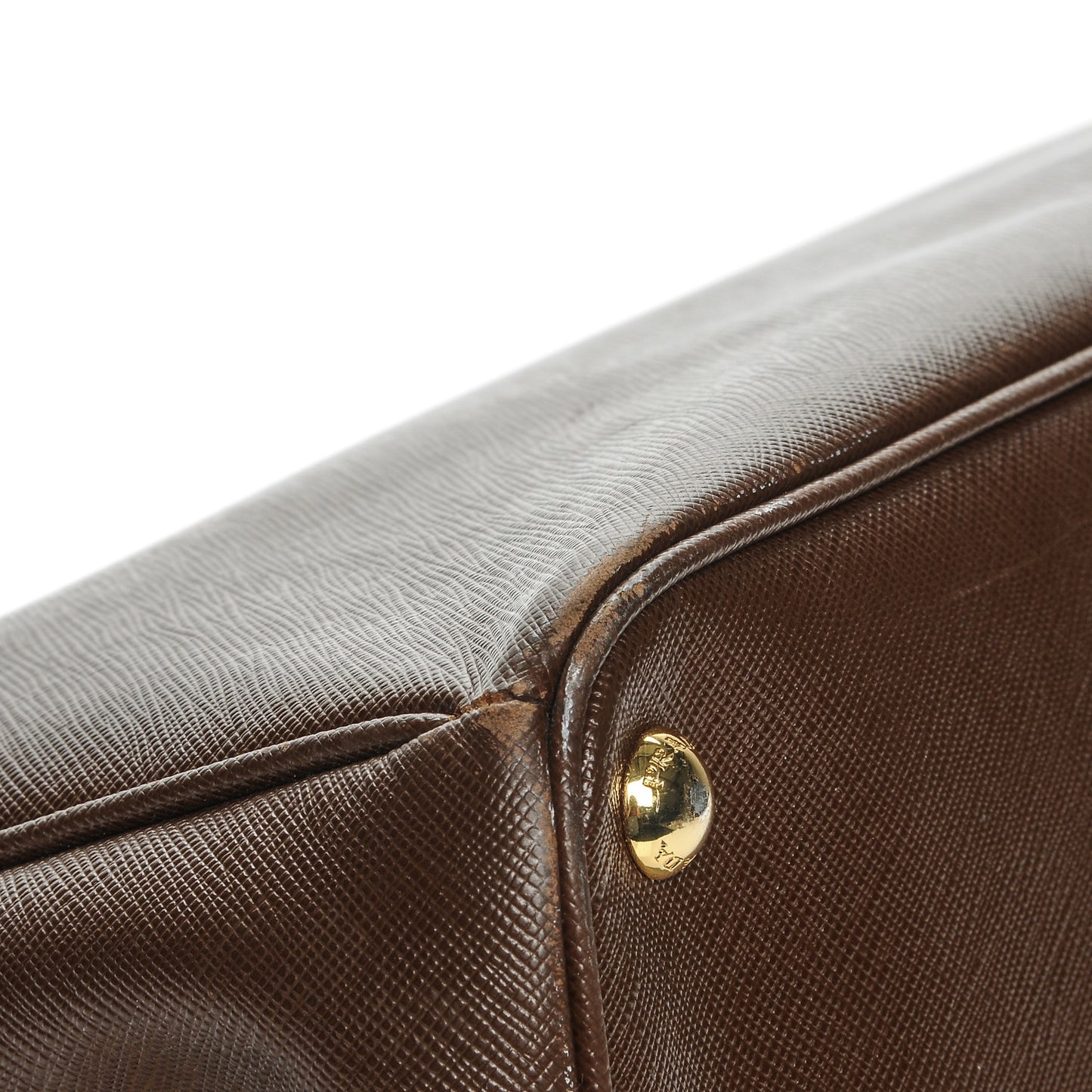 Saffiano Lux Extra Large Galleria Double Zip Tote Cacao