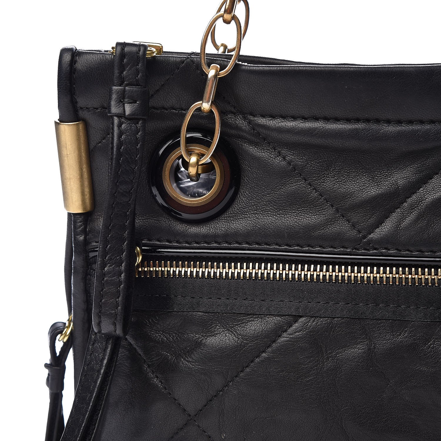 Lanvin Lambskin Quilted Medium Amalia Shoulder Bag Black 14 of 14