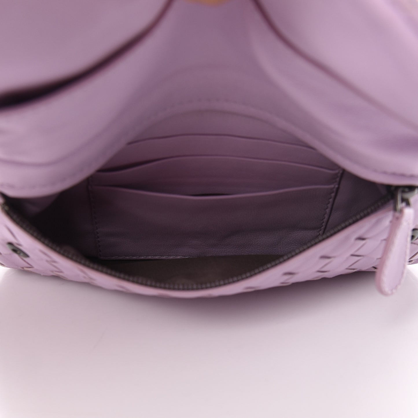 Nappa Intrecciato Mini Chain Messenger Parme