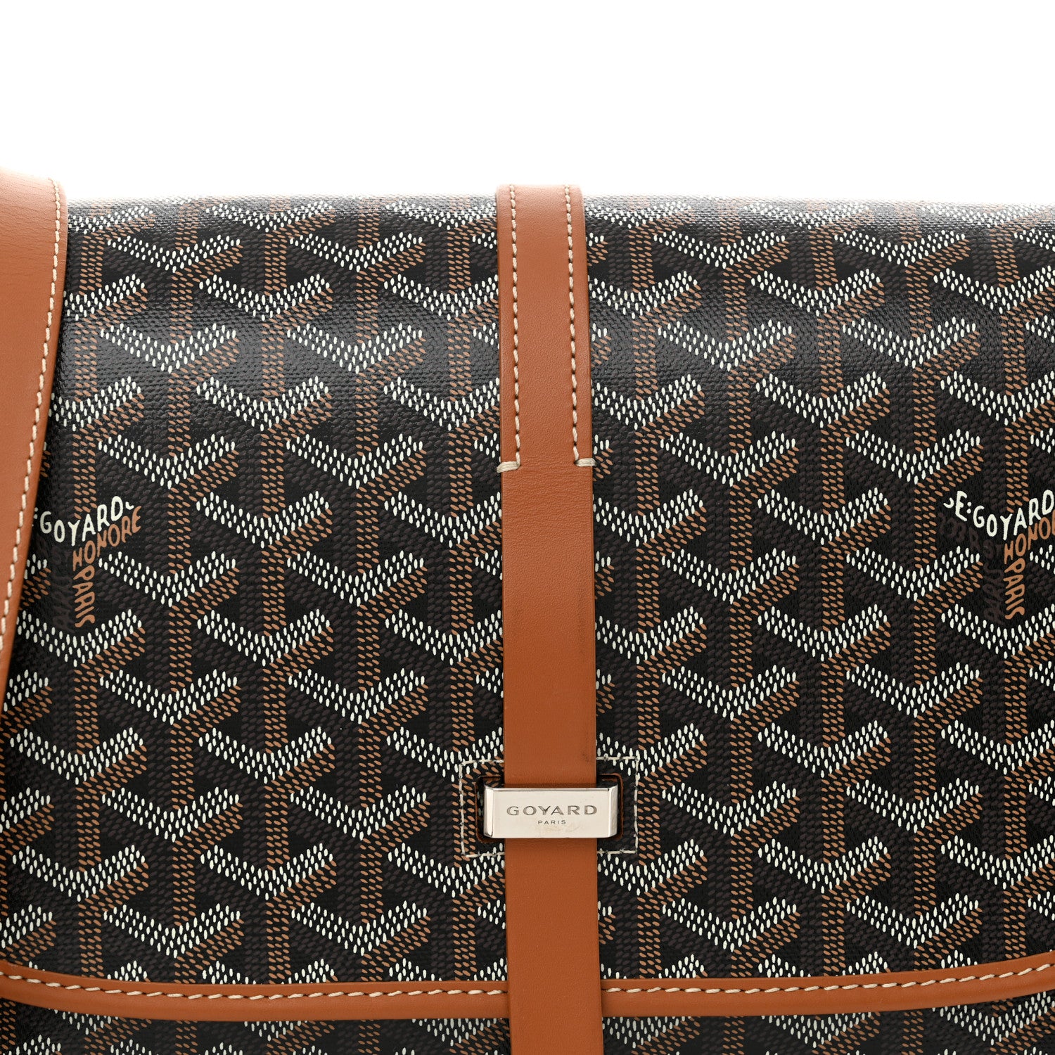 Goyard Goyardine Belvedere II MM Messenger Bag Black Gold 8 of 10