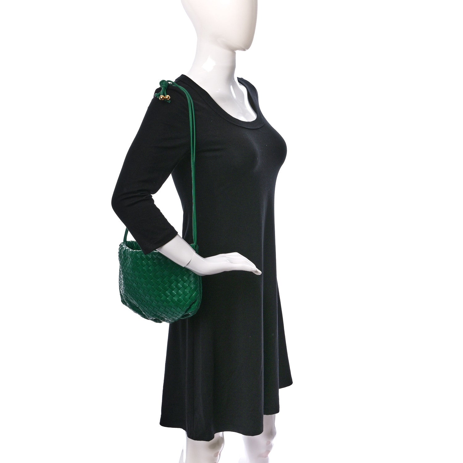 Bottega Veneta Nappa Intrecciato Small Bulb Racing Green 2 of 9