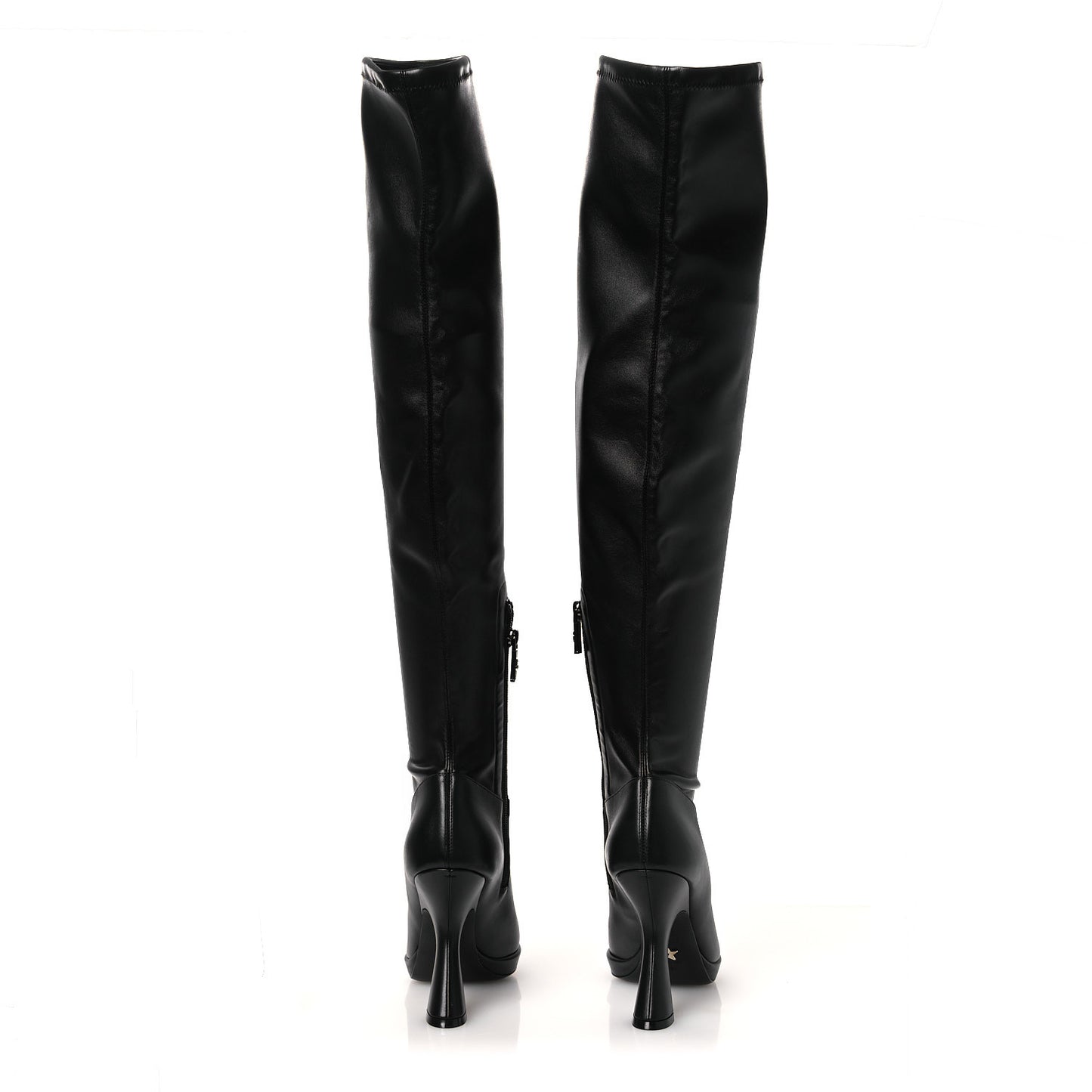 Nappa Knee High Boots 38.5 Black