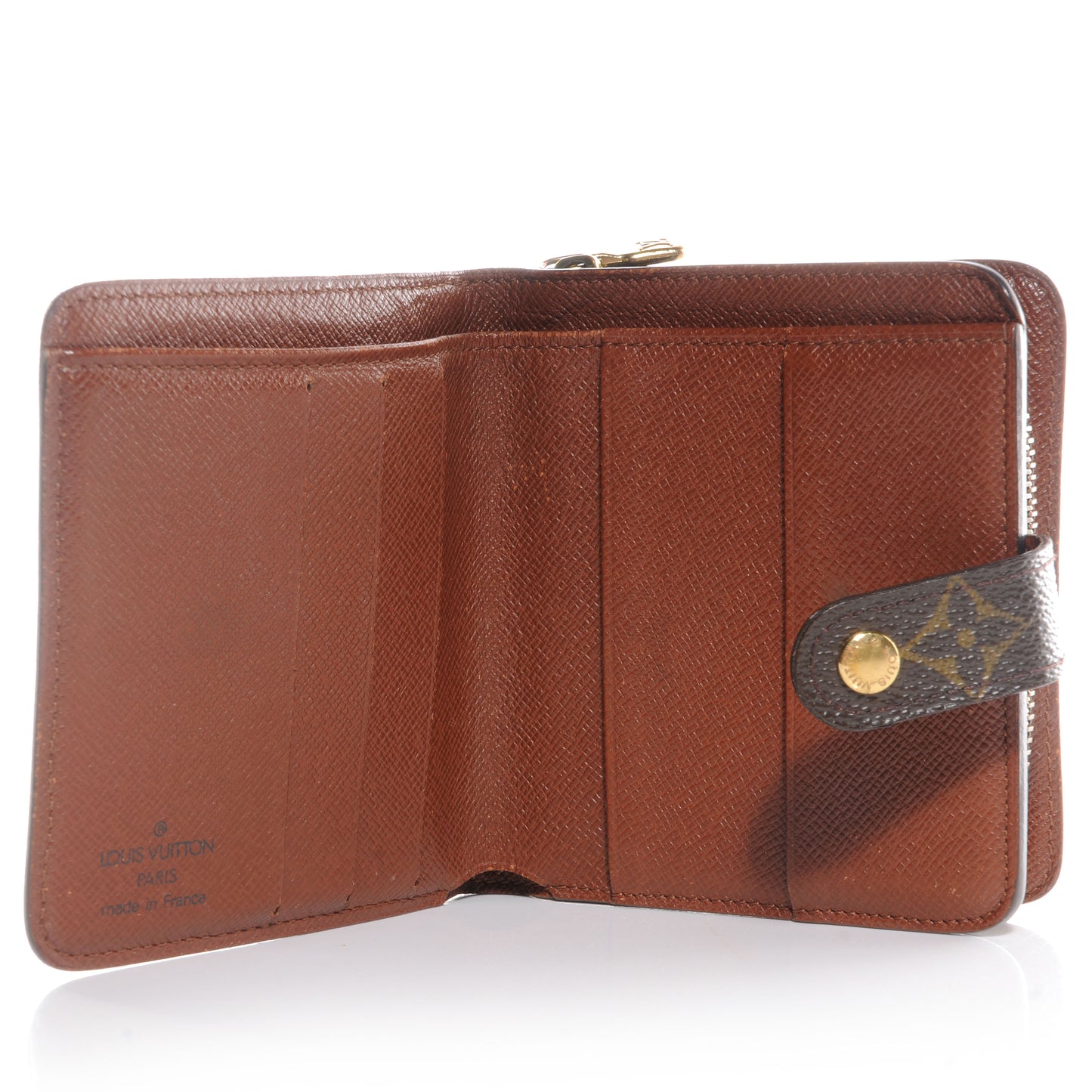 Monogram Compact Zippe Zipped Wallet